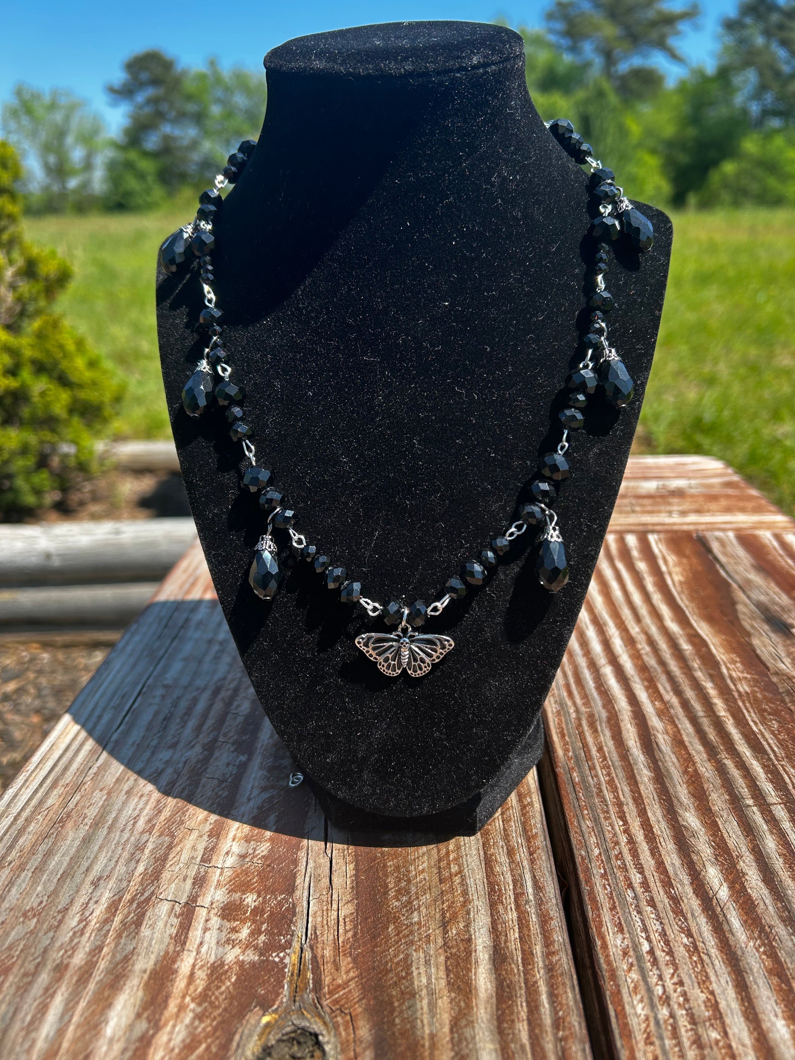 Lunar Moth Necklace