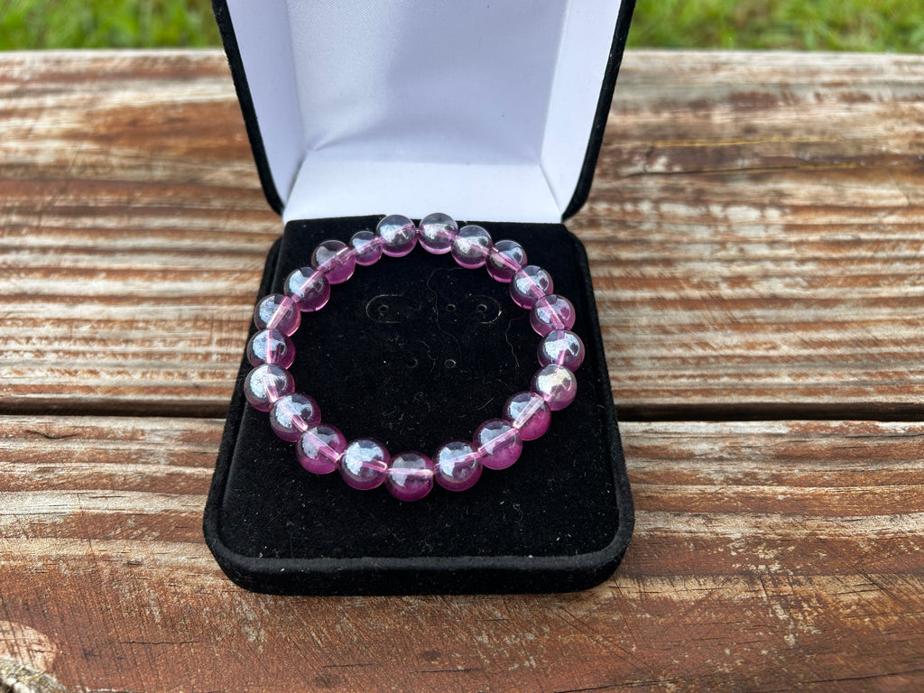Orchid Glass Bracelet