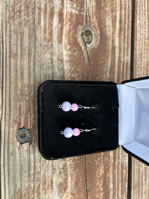 Cotton Candy Galaxy Earrings