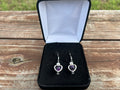Violet Orbit Earrings