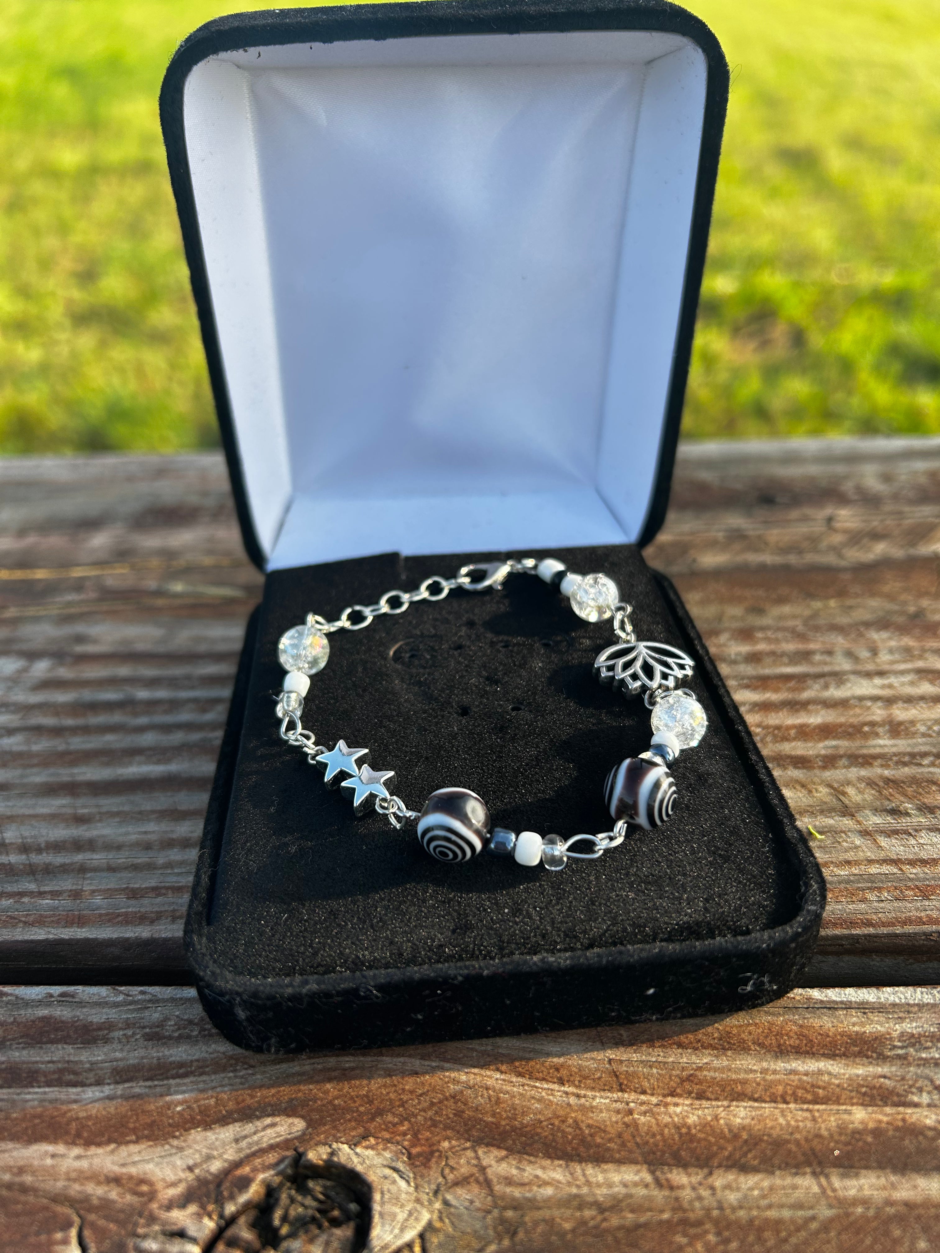 Starlit Lotus Bracelet