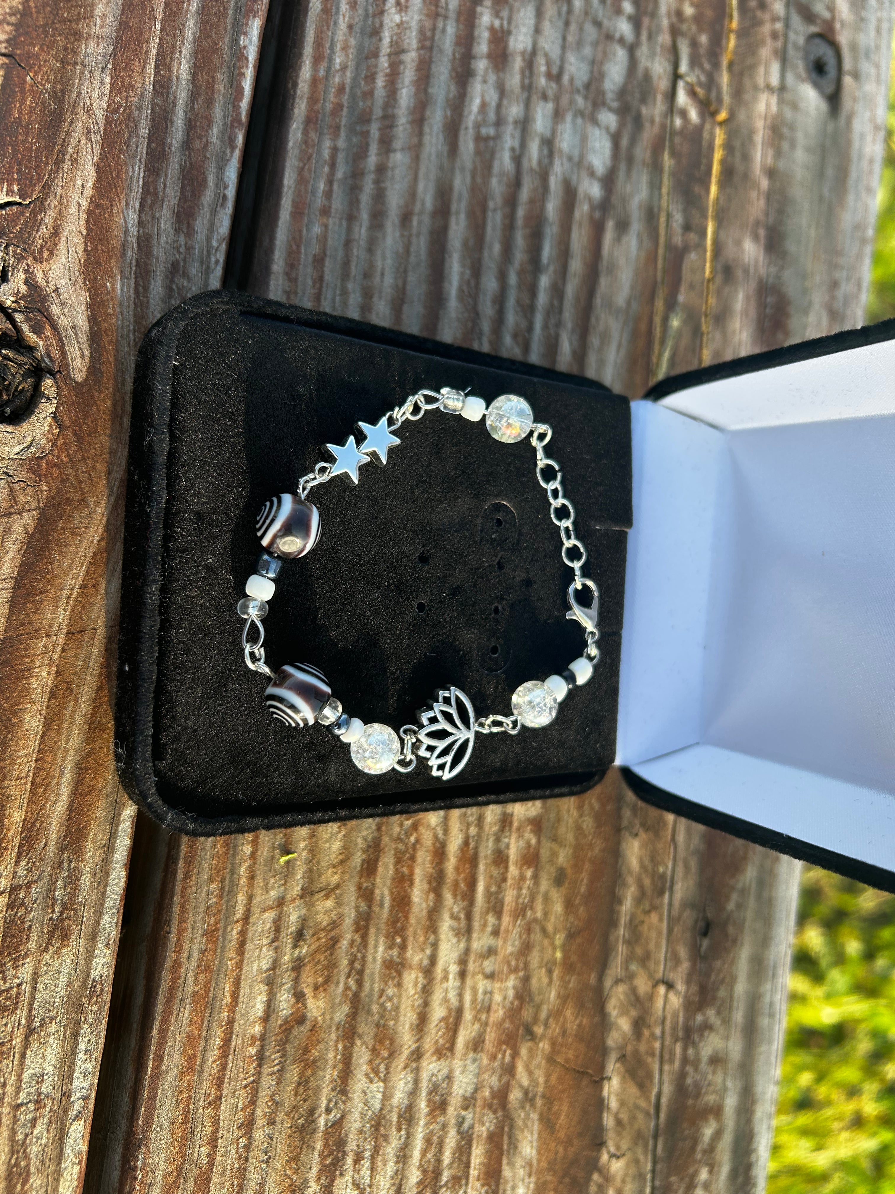 Starlit Lotus Bracelet